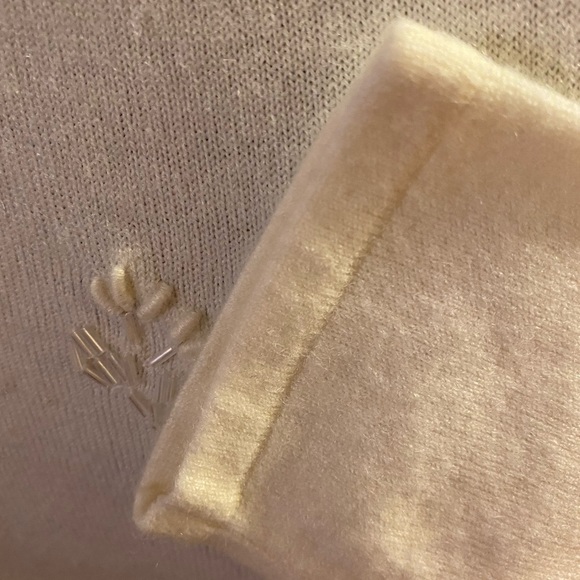 Woman’s sweater with beading and ribbing - Picture 5 of 8